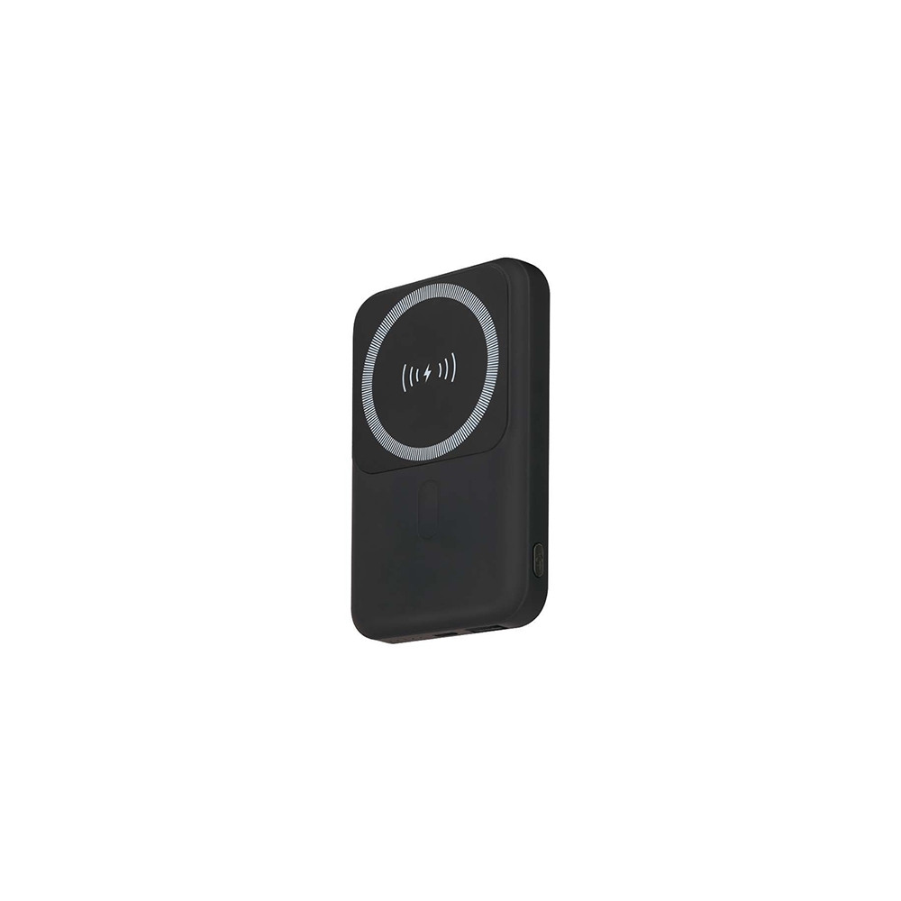 POWER BANK 10000MAH CU INEL MAGNETIC INCARCARE WIRELESS - NEGRU