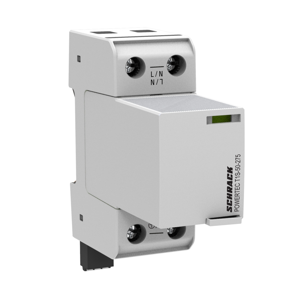 POWERTEC P 50kA +H, T1S-50-275, 1+0, pluggable