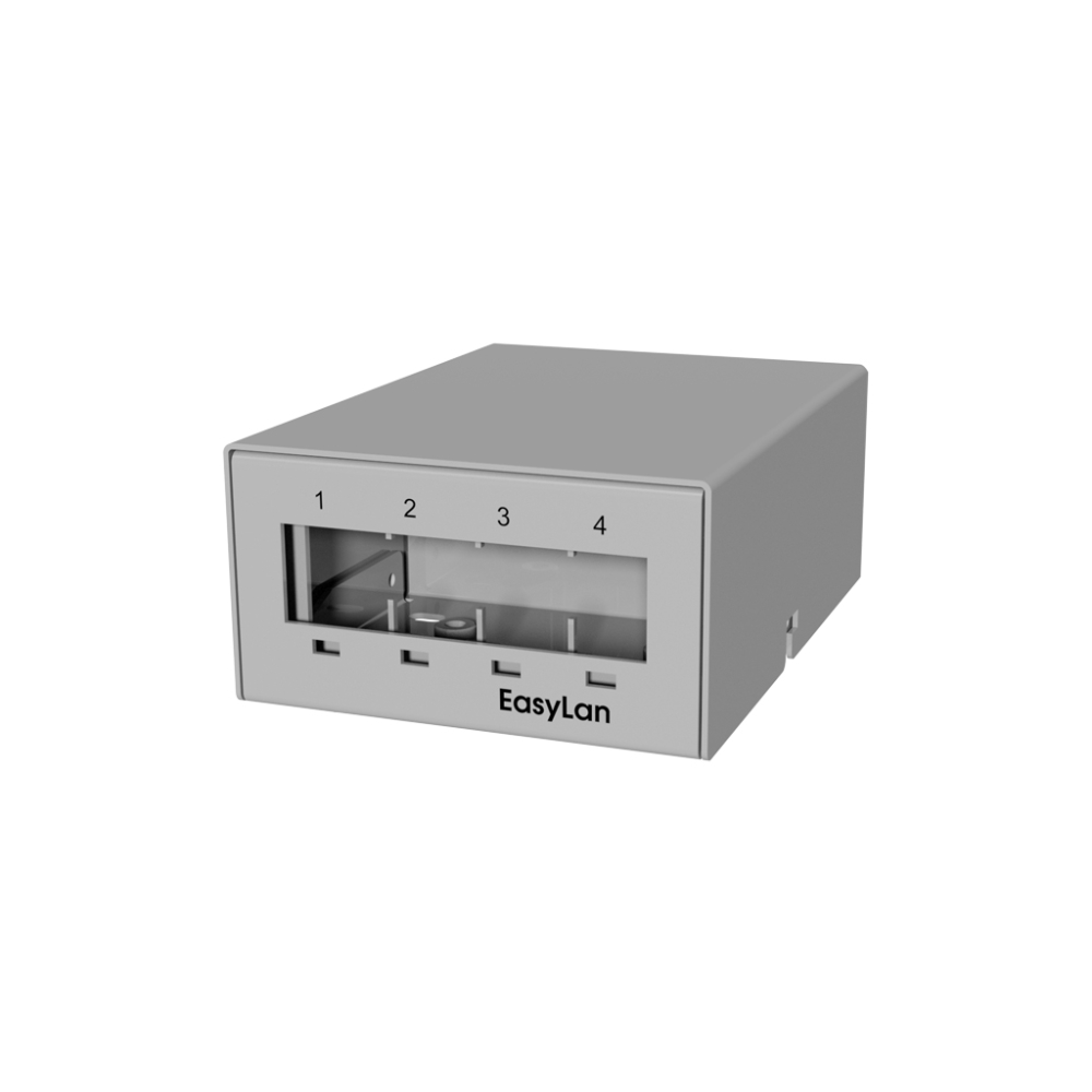 preLink/fixLink Desk - Consolidation Point Panel 4xRJ45