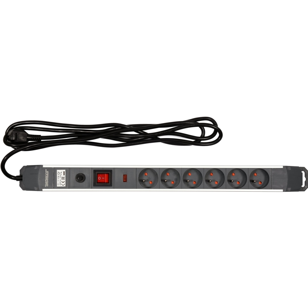 PRELUNGITOR ELECTRIC, 6 PRIZE, CU &Icirc;NTRERUPĂTOR, 3M