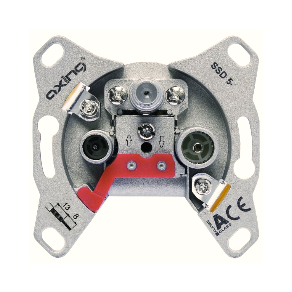 Priză term.3port.R/TV/SAT 7dB,Cl.A,fără ramă,SSD 5-07
