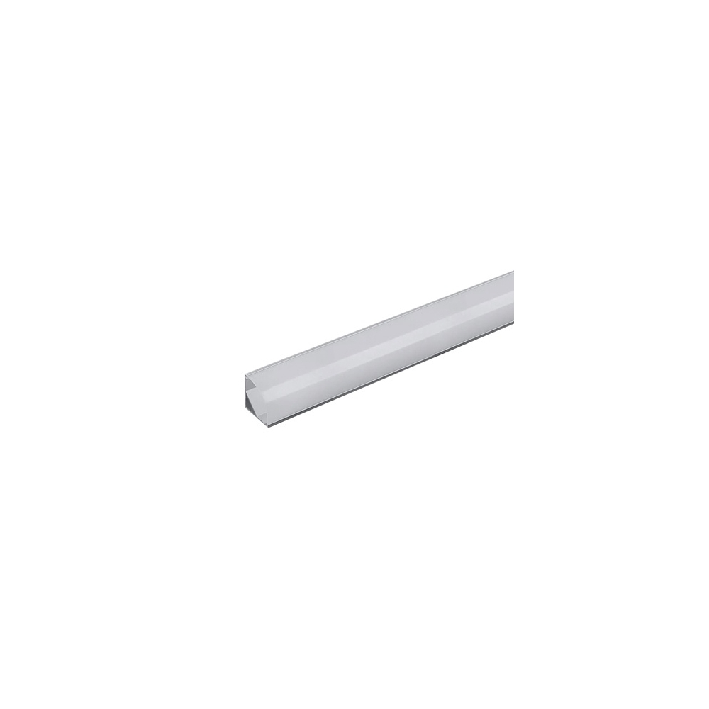 PROFIL ALUMINIU PENTRU BANDA LED 2M 15.8MM X 15.8MM MAT