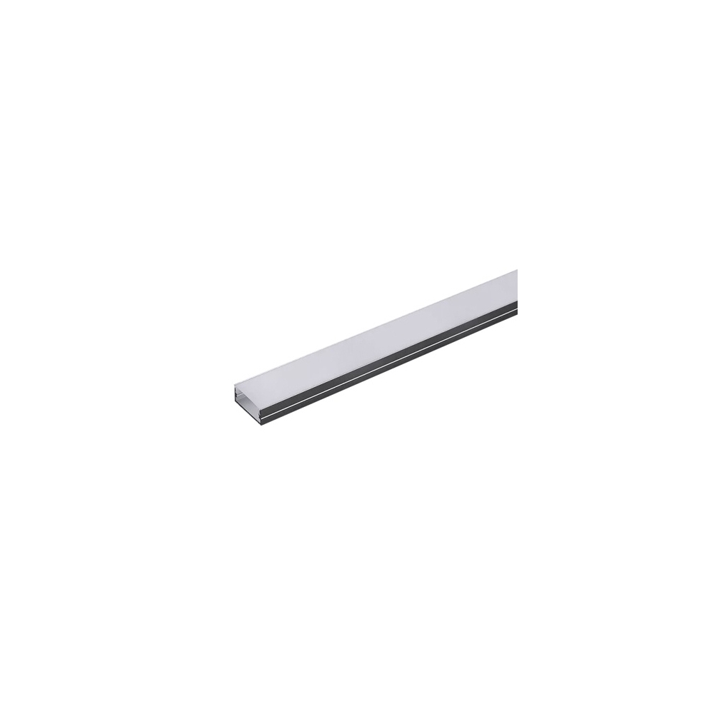 PROFIL ALUMINIU PENTRU BANDA LED 2M 23.5MM X 10MM MAT