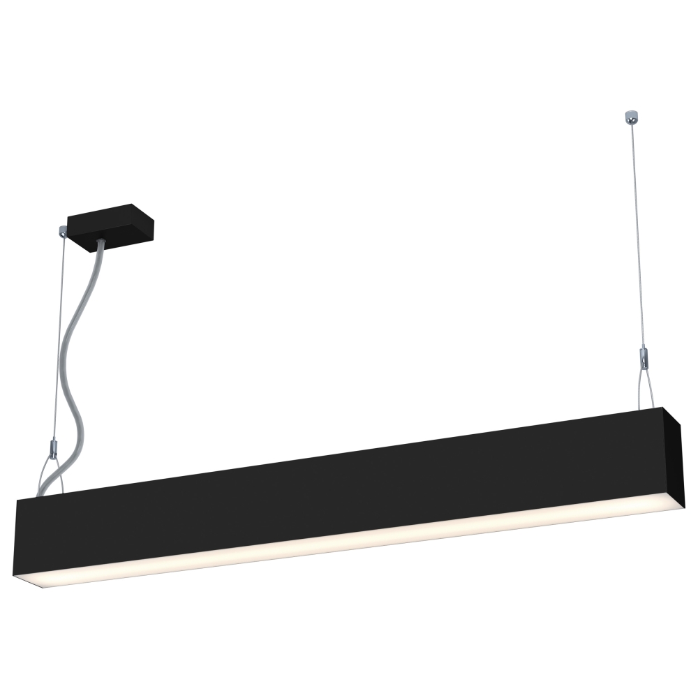 Profile luminaire PL 53W 3000K 6731lm ECG black L-1140mm