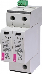 Protecție supratensiuni etitec b t12 440/12,5 2+0 rc