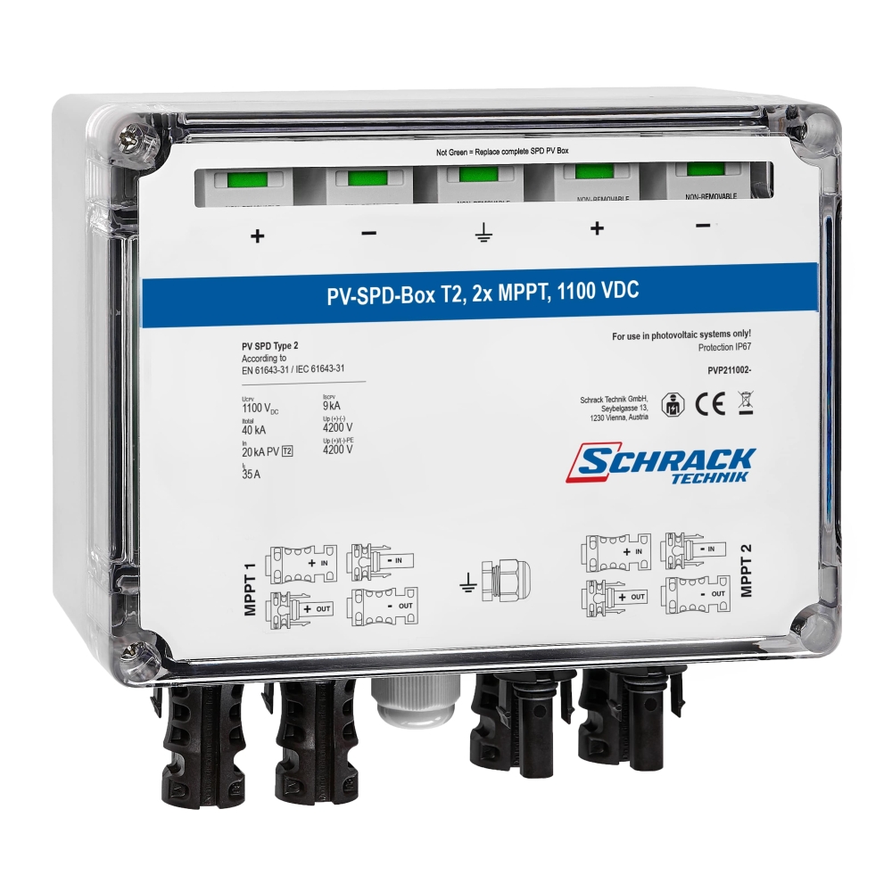 PV-SPD-Box T2 2x MPPT 1100VDC