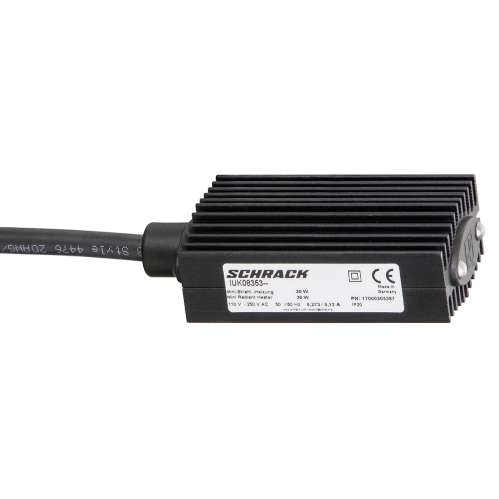 Radiator miniatură pentru dulapuri, 20W, 110-250V+cablu 0,3m