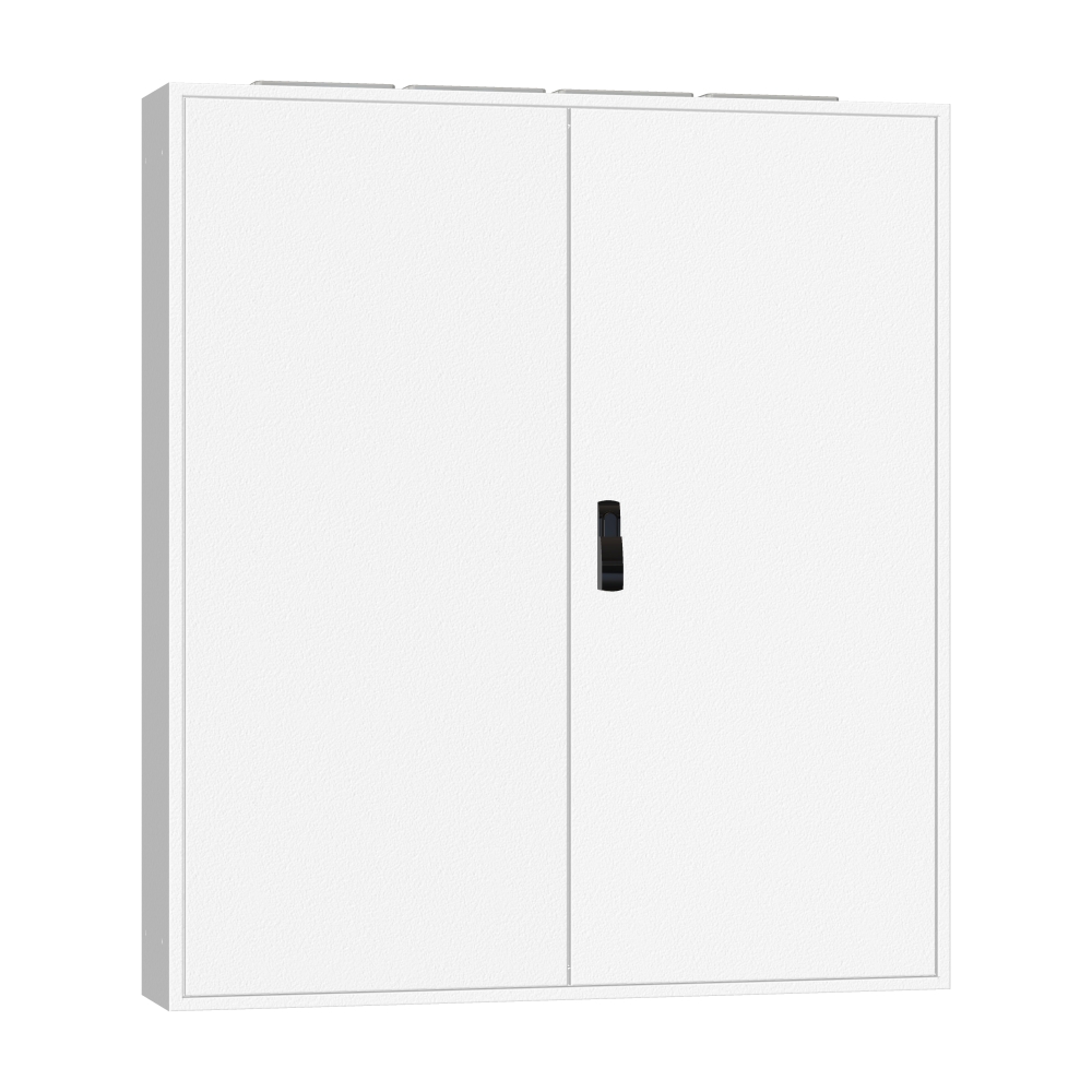 Ramă aplicată+uşă 5A-28, A=250mm+placă sp.+m&acirc;ner rot. IP54