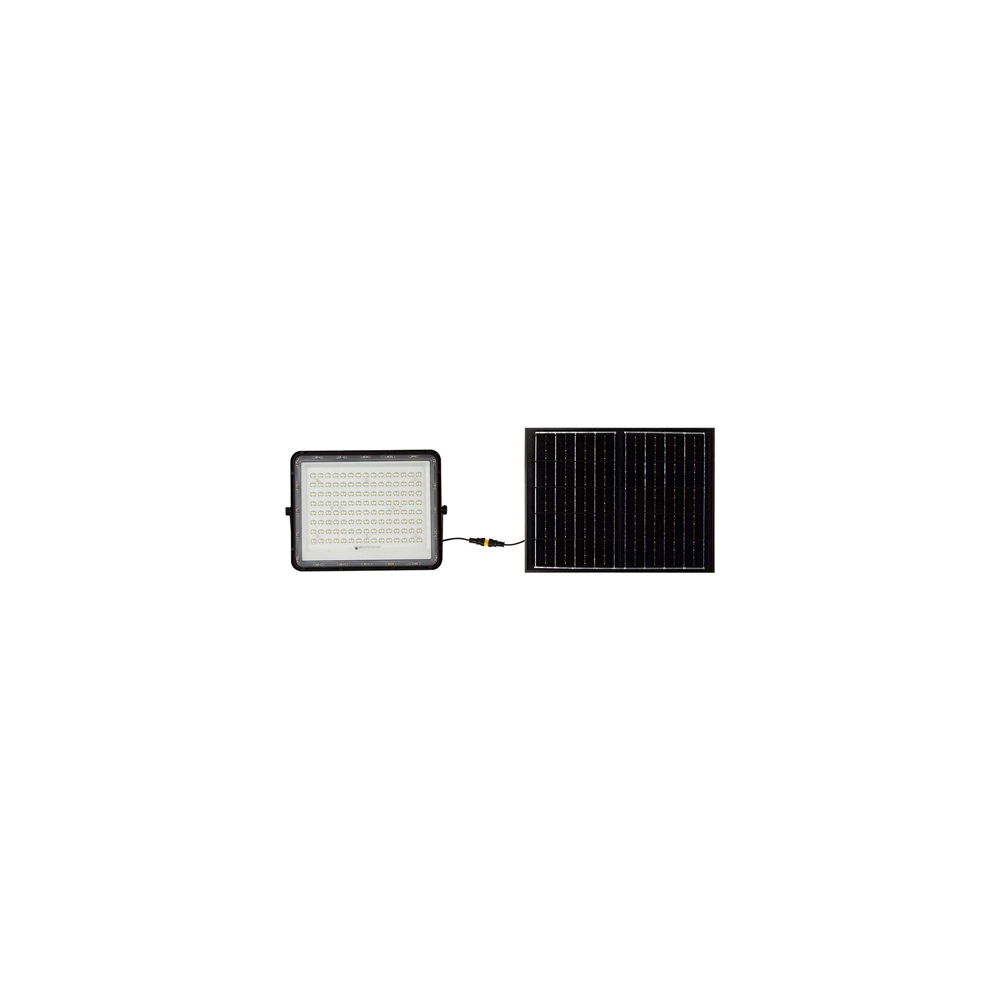 REFLECTOR CU INCARCARE SOLARA 20W 1800LM 6400K - NEGRU