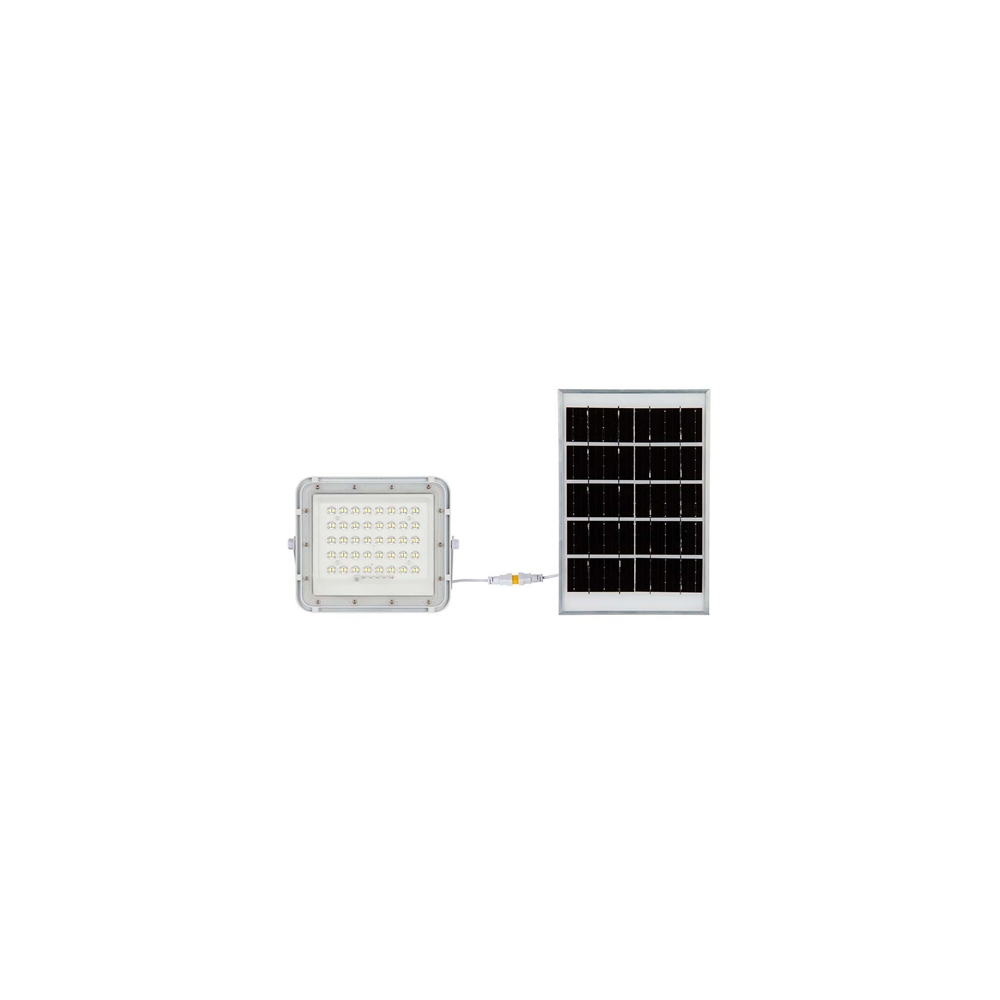 REFLECTOR CU INCARCARE SOLARA 6W 400LM 6400K - ALB