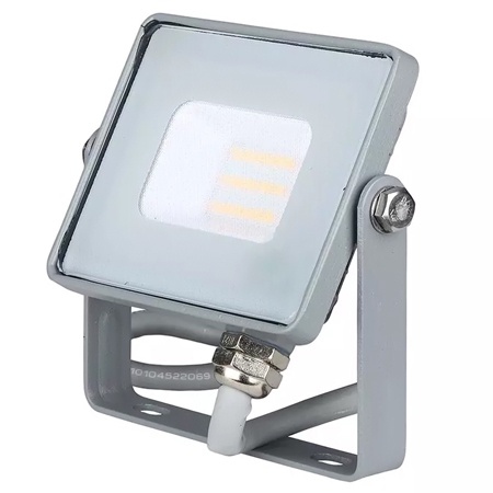 Reflector led smd 10w 3000k ip65 gri, cip samsung
