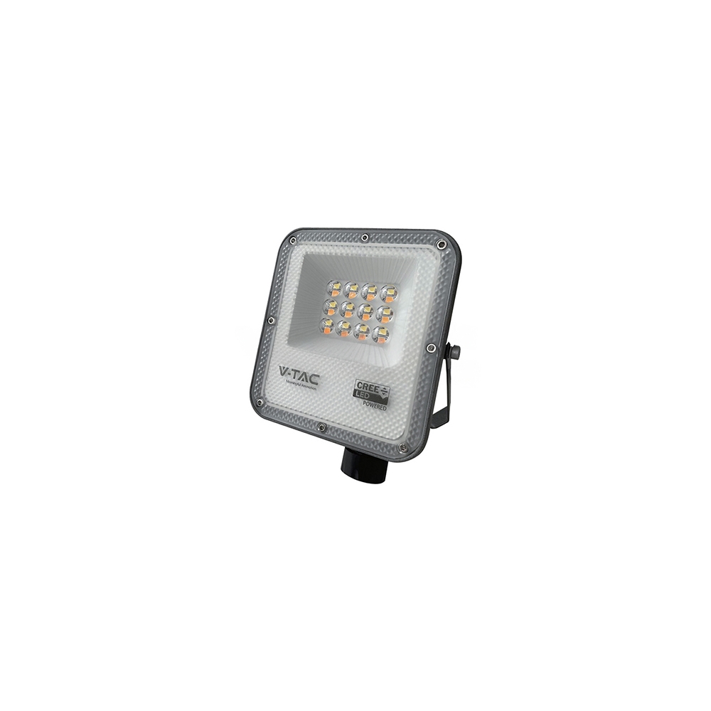 REFLECTOR LED SMD 10W 3IN1 IP65 CIP CREE- NEGRU/GRI