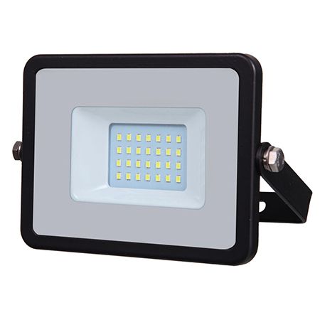 Reflector led smd 20w 4000k ip65 negru/gri, cip samsung