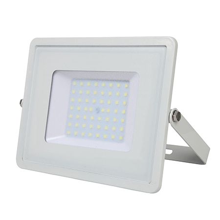 Reflector led smd 50w 3000k ip65 alb, cip samsung