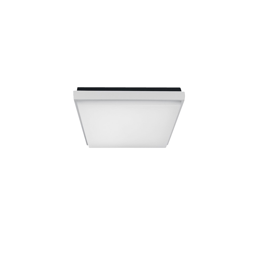 Rona Square LED 20W, 3000K, 1600lm, IP54, alb
