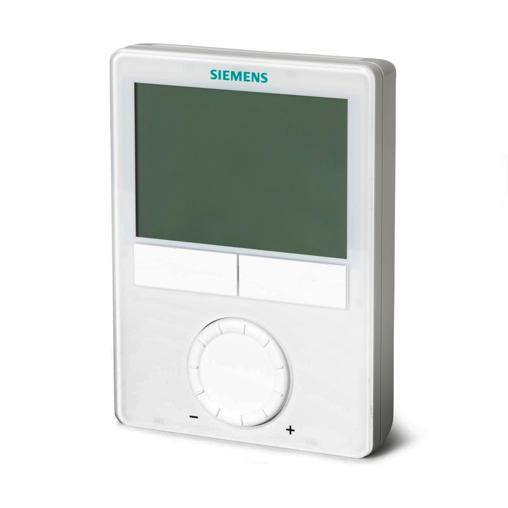 Room thermostat for temperature and air quality control