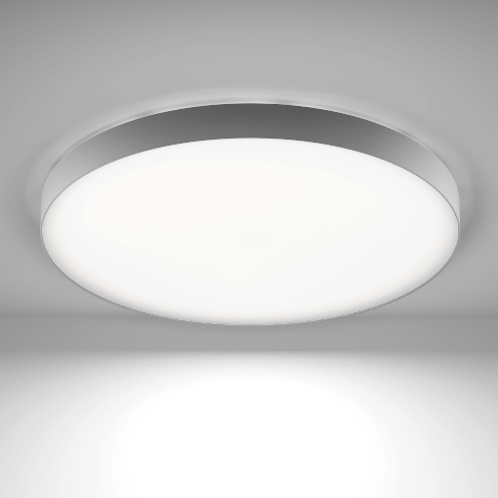 Round 90 ABL DI/IND 51,3W 6326lm 930 on/off argintiu &Oslash;-650