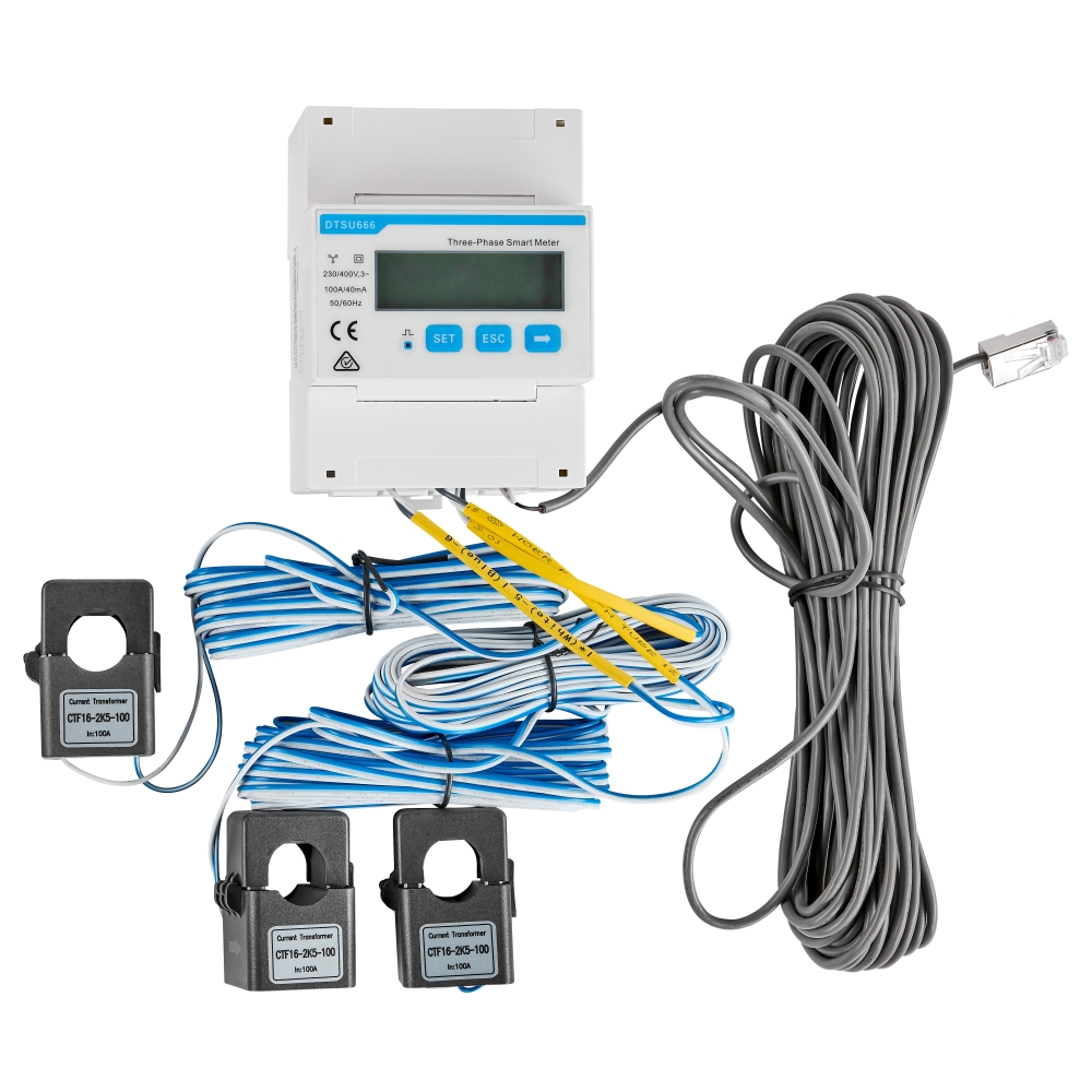 SAJ SmartMeter trifazat, 100A, (3ph R5, R6, C6, H2,HS2. AS1)