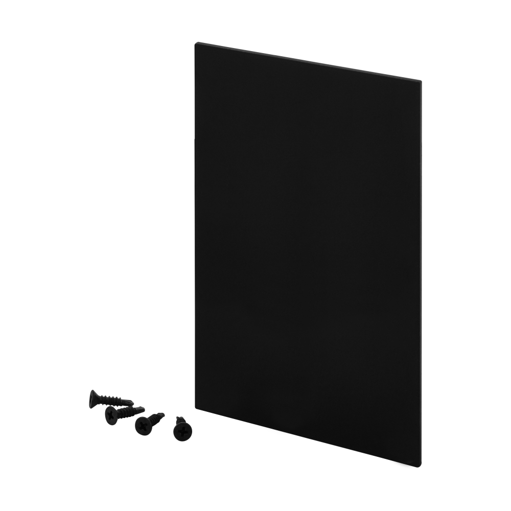 SEALZA 1 END CAP recessed negru-anodised