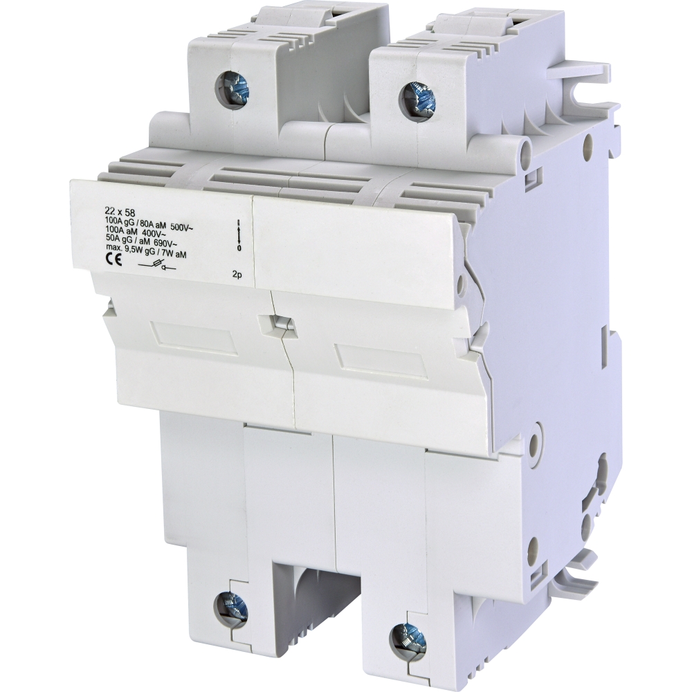 Separator modular pentru portfuzibile 22x58 2p 100A