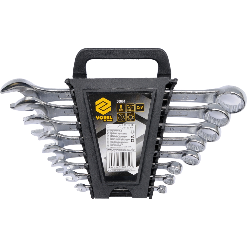 SET 8 CHEI COMBINATE CR-V, 6-22MM