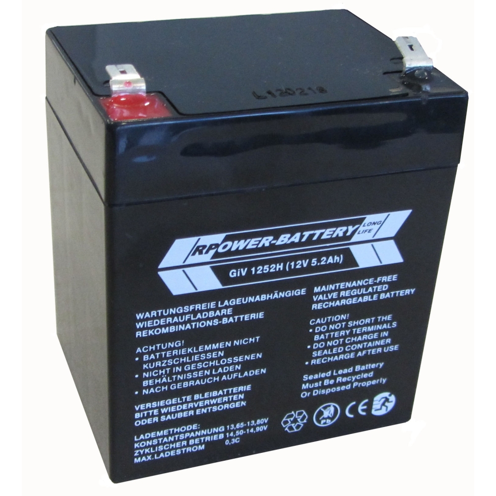 Set Baterii 216V, 18 buc. longlife OGiV 12V/5,2Ah incl.cable