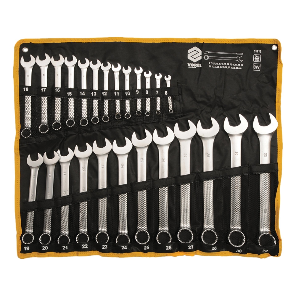 SET CHEI COMBINATE 25 BUC, 6-32MM