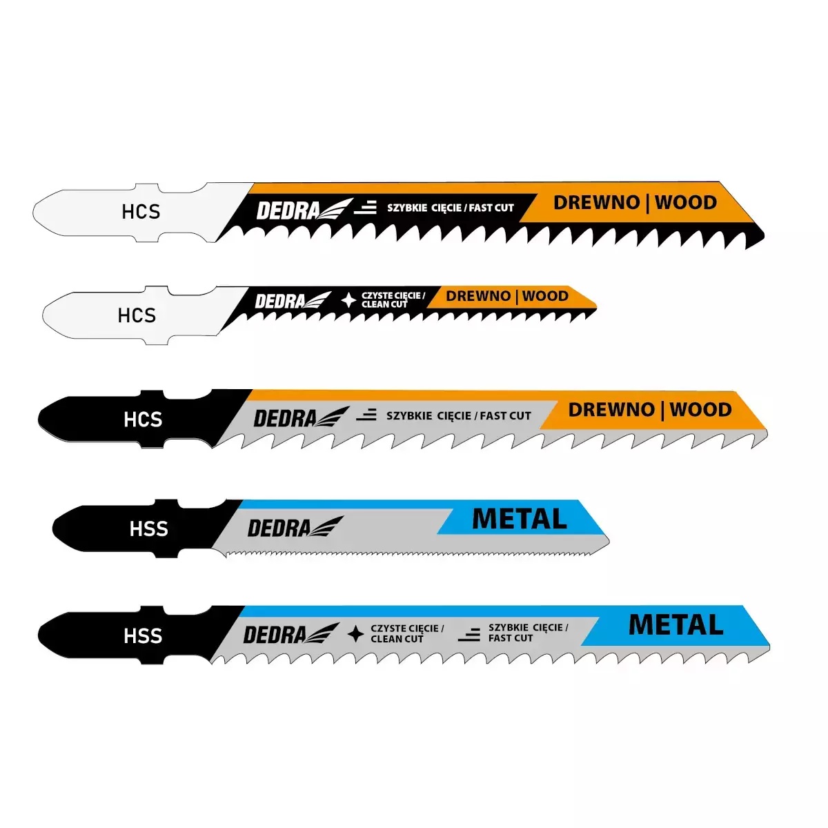Set de lame pentru ferăstrău  5 buc.