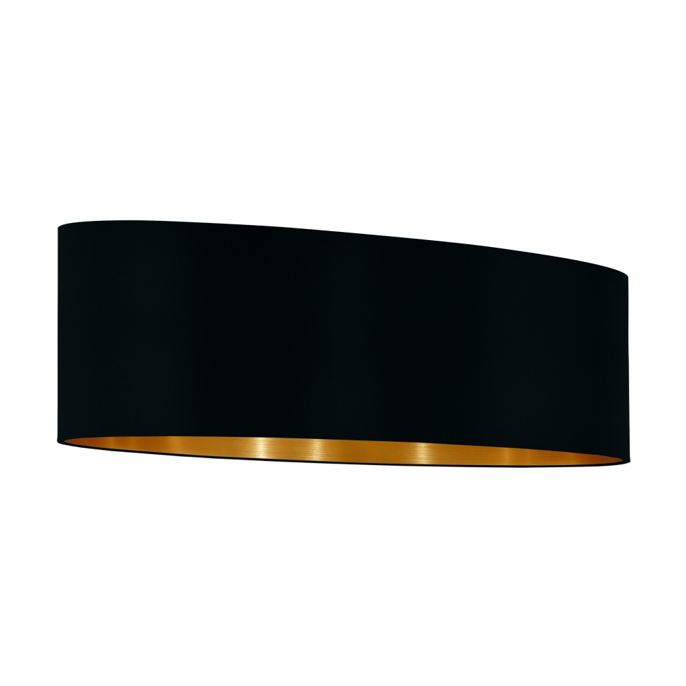 Shade for Pendant luminaire "Pasteri Pro" 2x 60W black gold