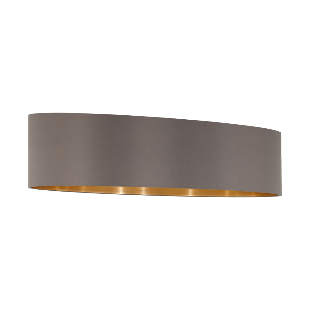 Shade for Pendant luminaire "Pasteri Pro" cappuccino/gold