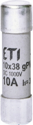 Siguranță ch10x38 gpv 10a/1000v dc