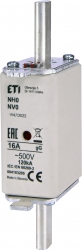 Siguranță nh0 gg 16a/500v