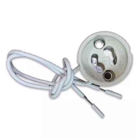 Soclu ceramic gu10 cu fir