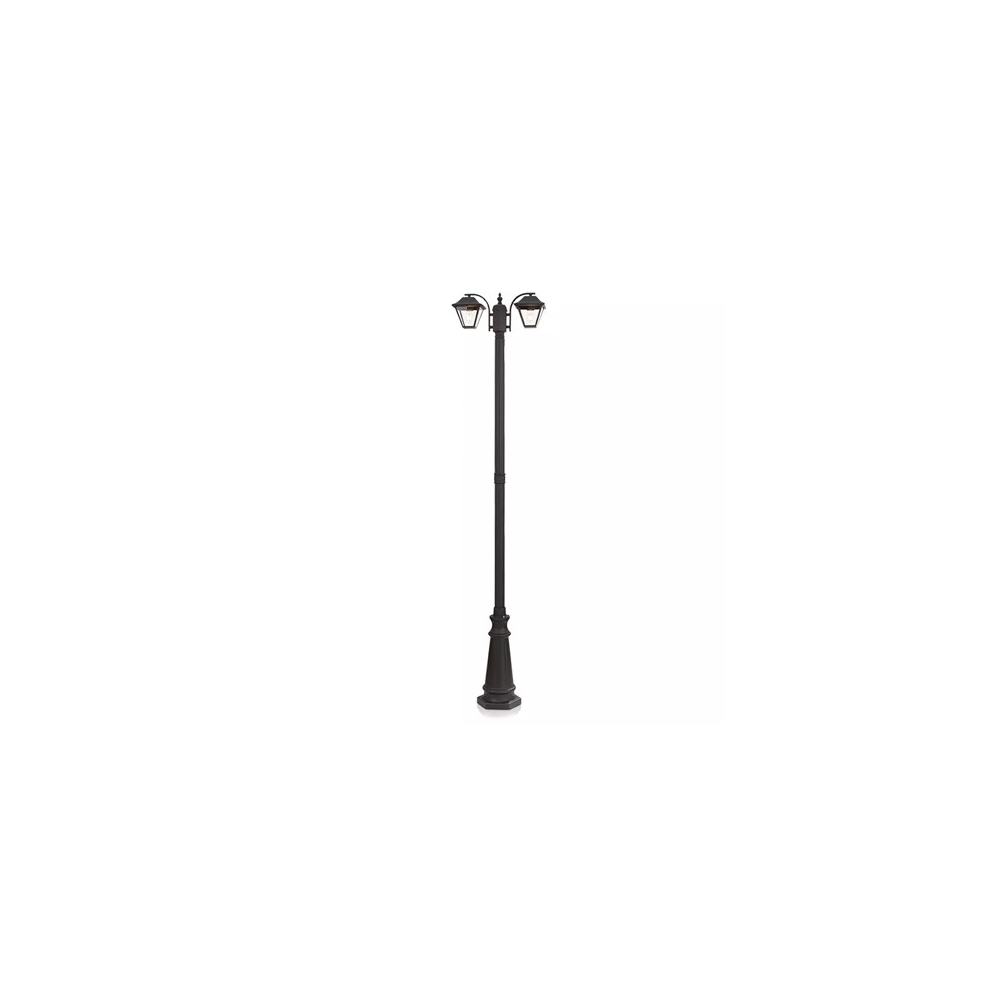 STALP ILUMINAT SOCLU 2XE27 228CM - NEGRU