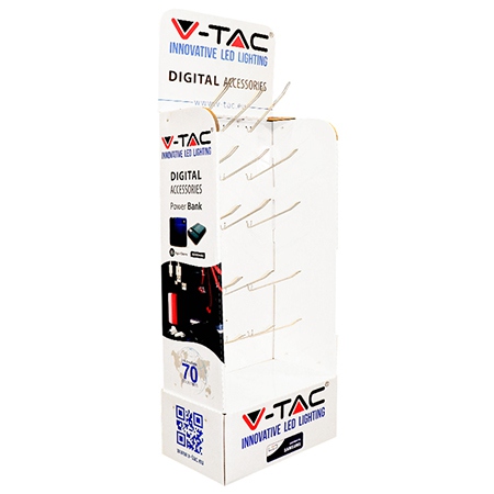 Stand carton cu 15 carlige metalice