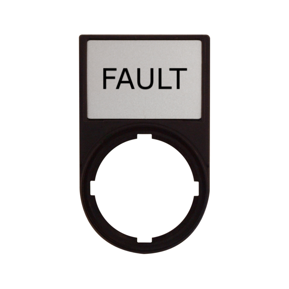 Suport cu placa 30x50mm cu inscriptia FAULT