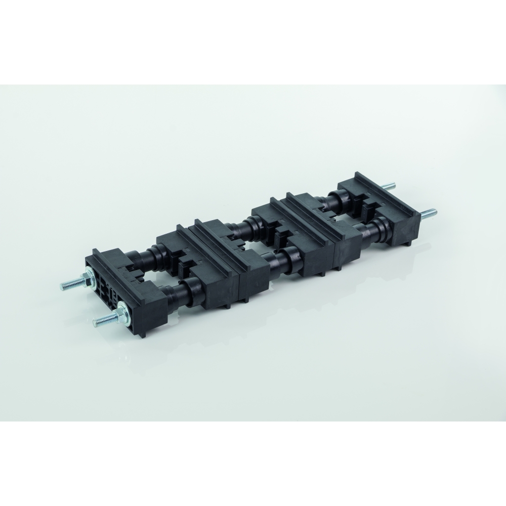 Suport de bare profilate din Al cu fixare pe spate,1600A, 3P