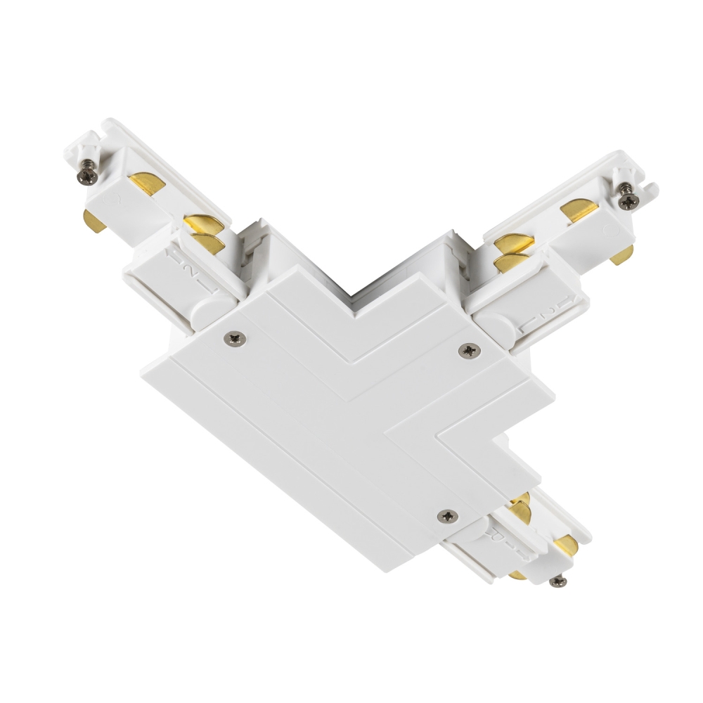 T-connector  S-TRACK 3-phase-&icirc;ncastrata șină ,IP20,alb