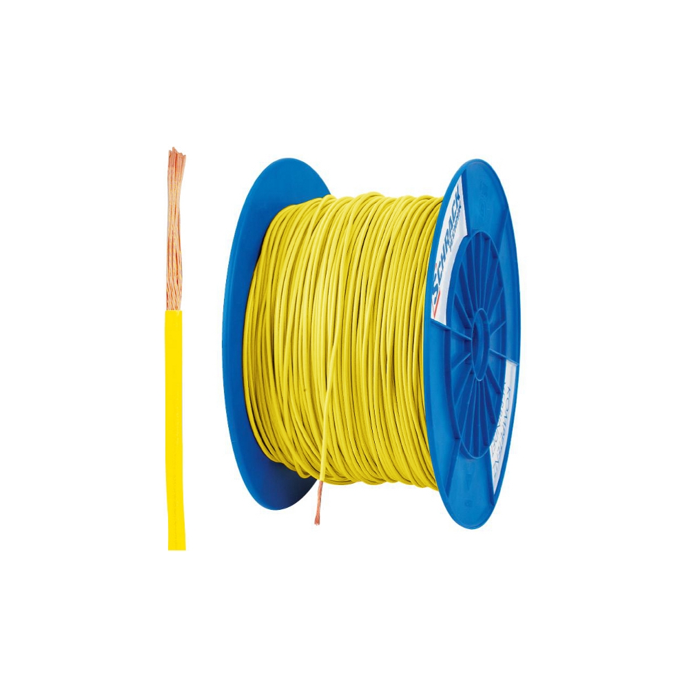 Tambur cu 300m conductor H05V-K 1 galben