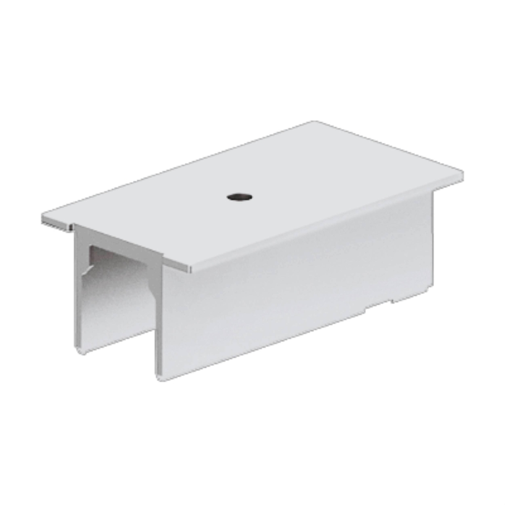 TRACK ON RECESSED COVER 3 PHASE POWER FEED DALI alb