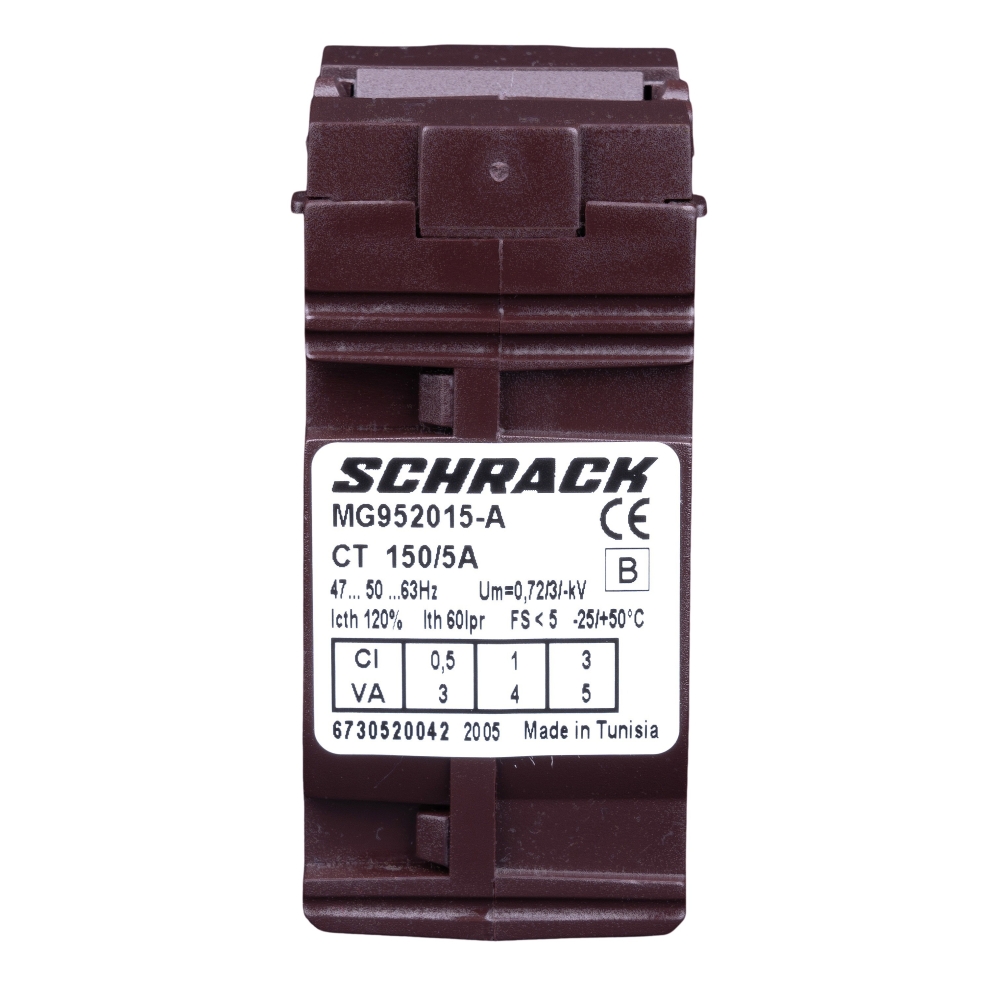 Transformator de curent 150/5A, D=21mm, clasă 0,5