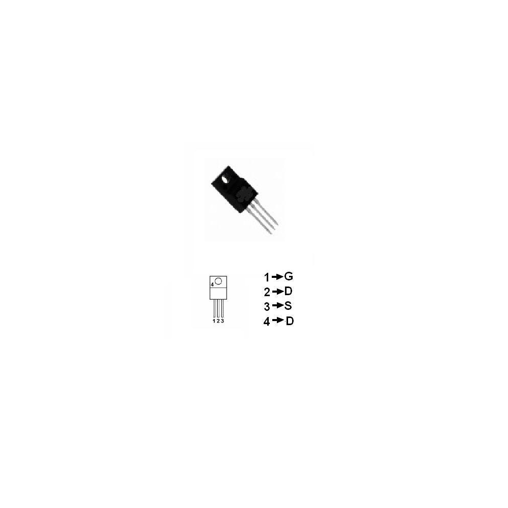 TRANZISTOR MOSFET CANAL N 4A 75W BUZ90AF