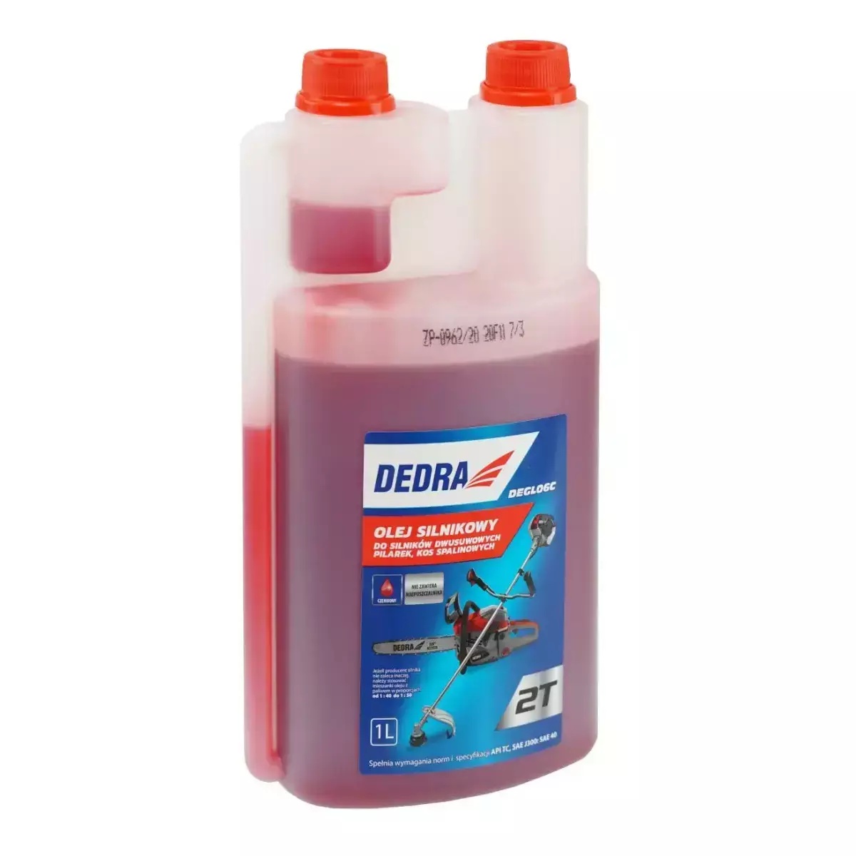 Ulei pentru motoare &icirc;n doi timpi pentru ferăstraie coase 1l cu distribuitor