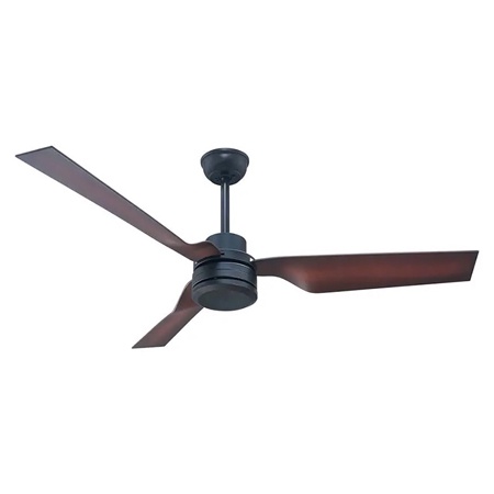 Ventilator montaj tavan 65w cu telecomanda - maro/negru