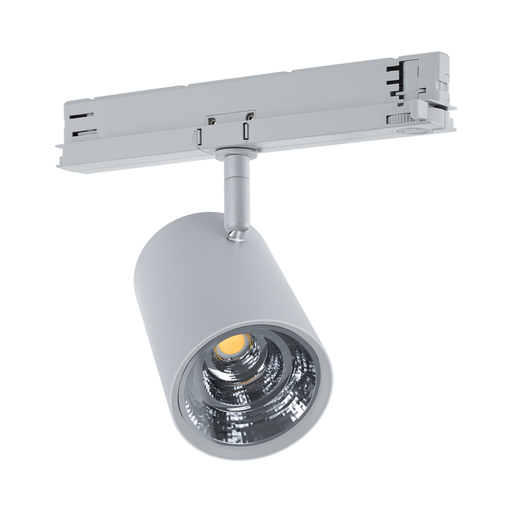 VILLANOVA 2 3-PHASE LED-SPOT argintiu 60&deg; 3000K DALI